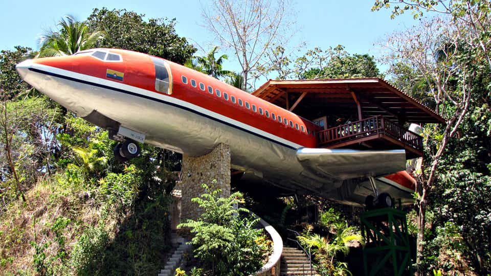 Converted Airplane - Puntaneras, Costa Rica