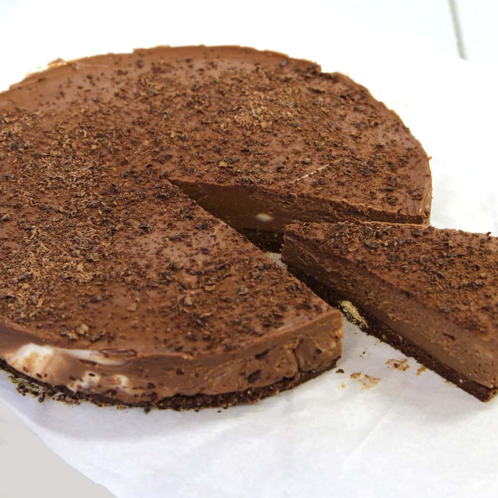No Bake Chocolate Cheesecake
