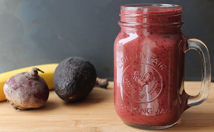 This Berry Beet Ginger Smoothie Is Heaven